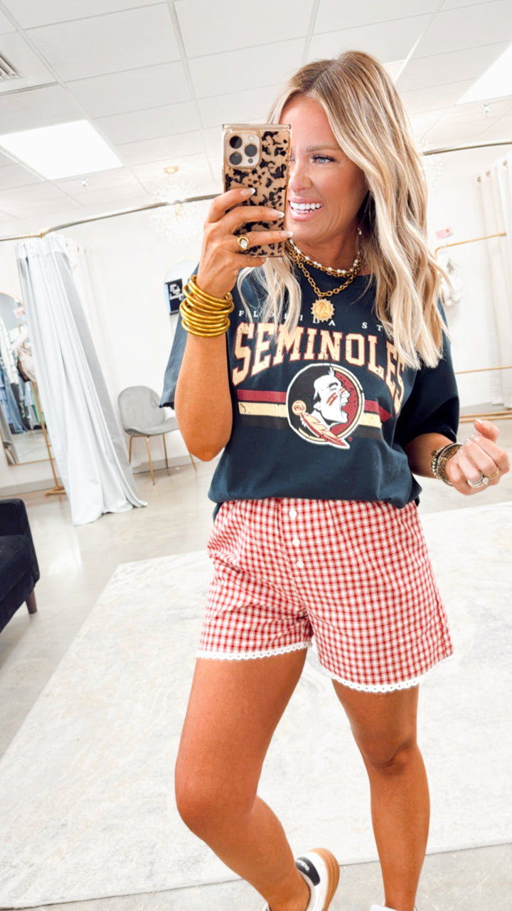 Seminoles Distressed Boyfriend Tee