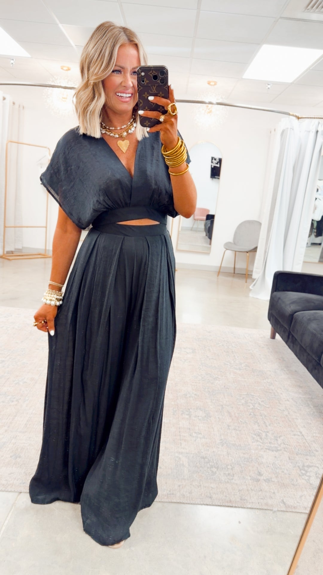 The Precision Two-Piece Set-Black