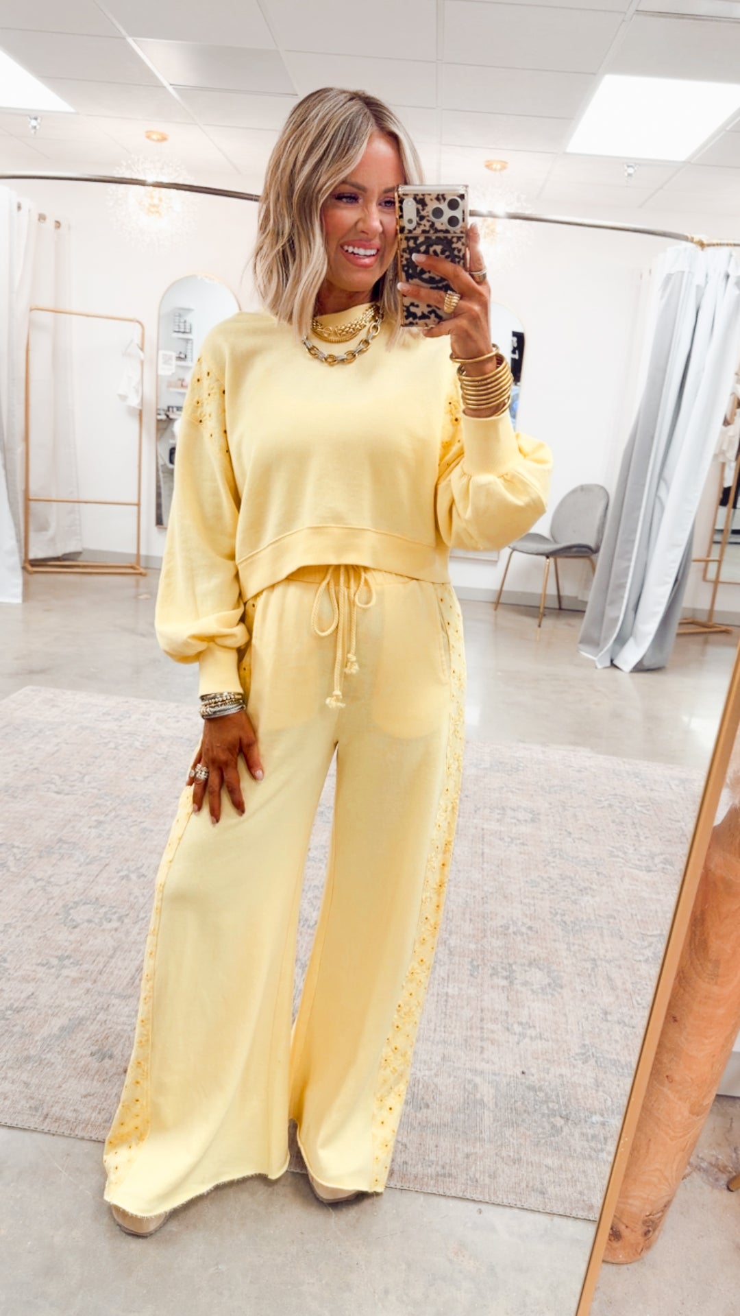 The Paloma Plush Set-Mellow Yellow