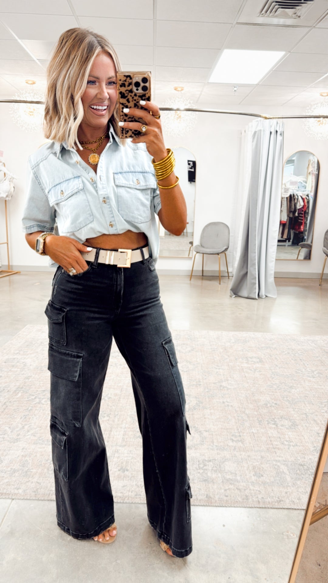 Lainey Button Down Top