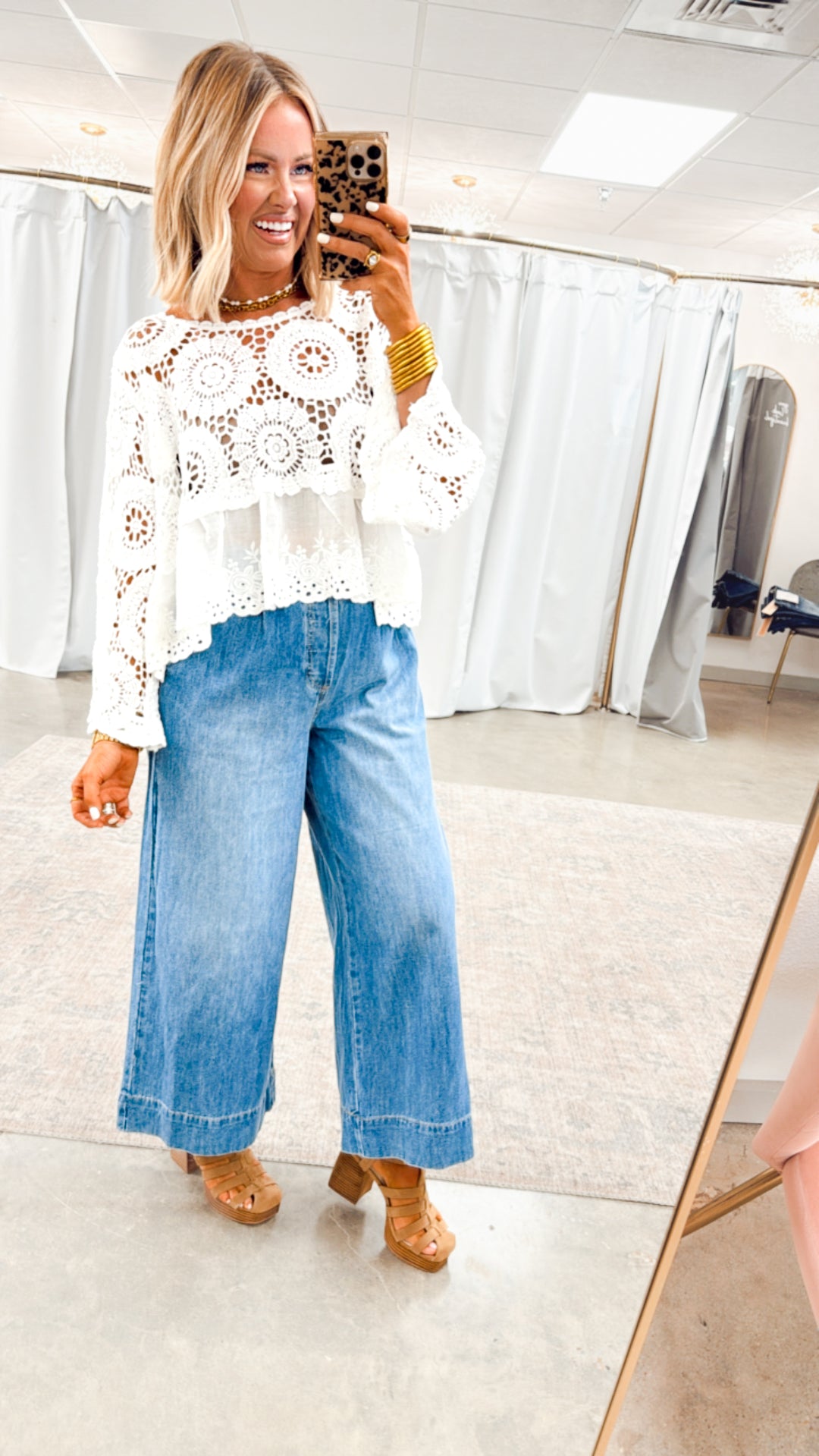 Eden Eyelet Top