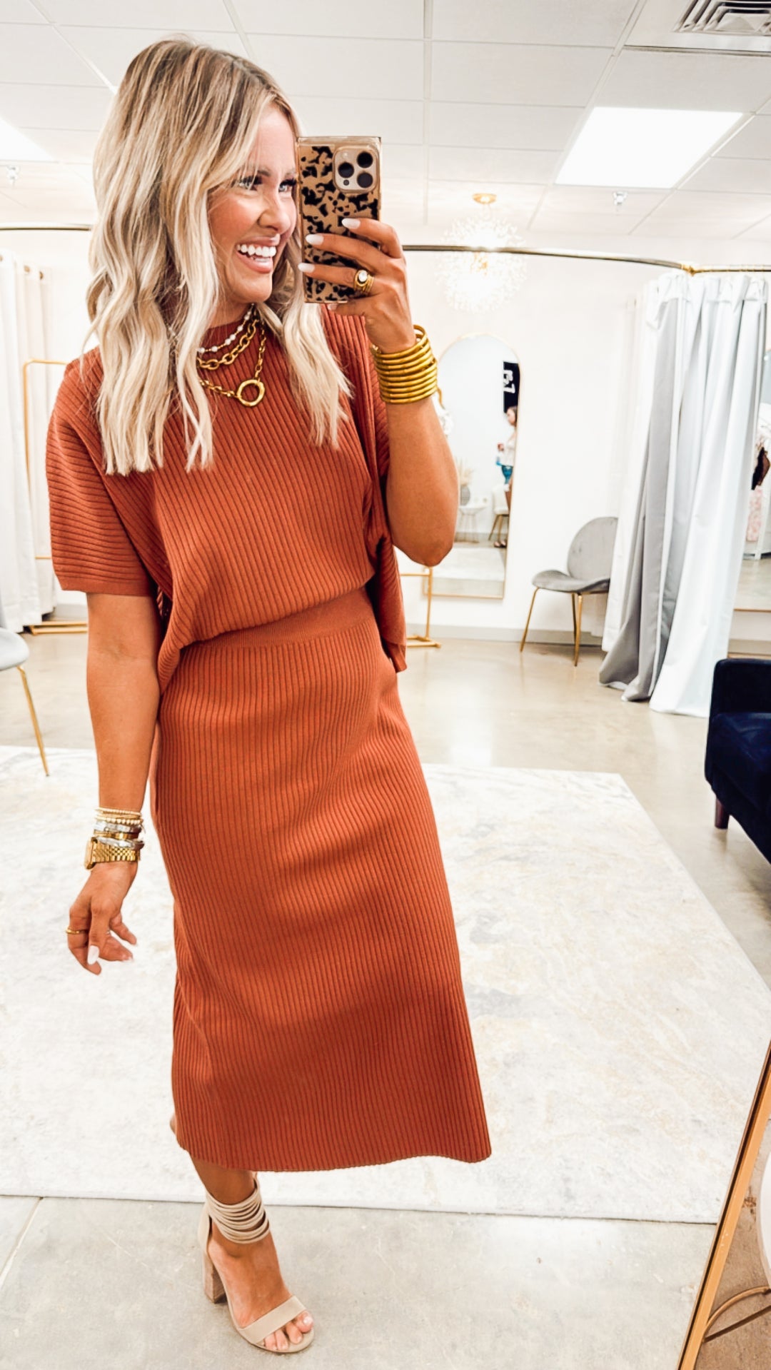 Nora Knit Sweater & Skirt Set