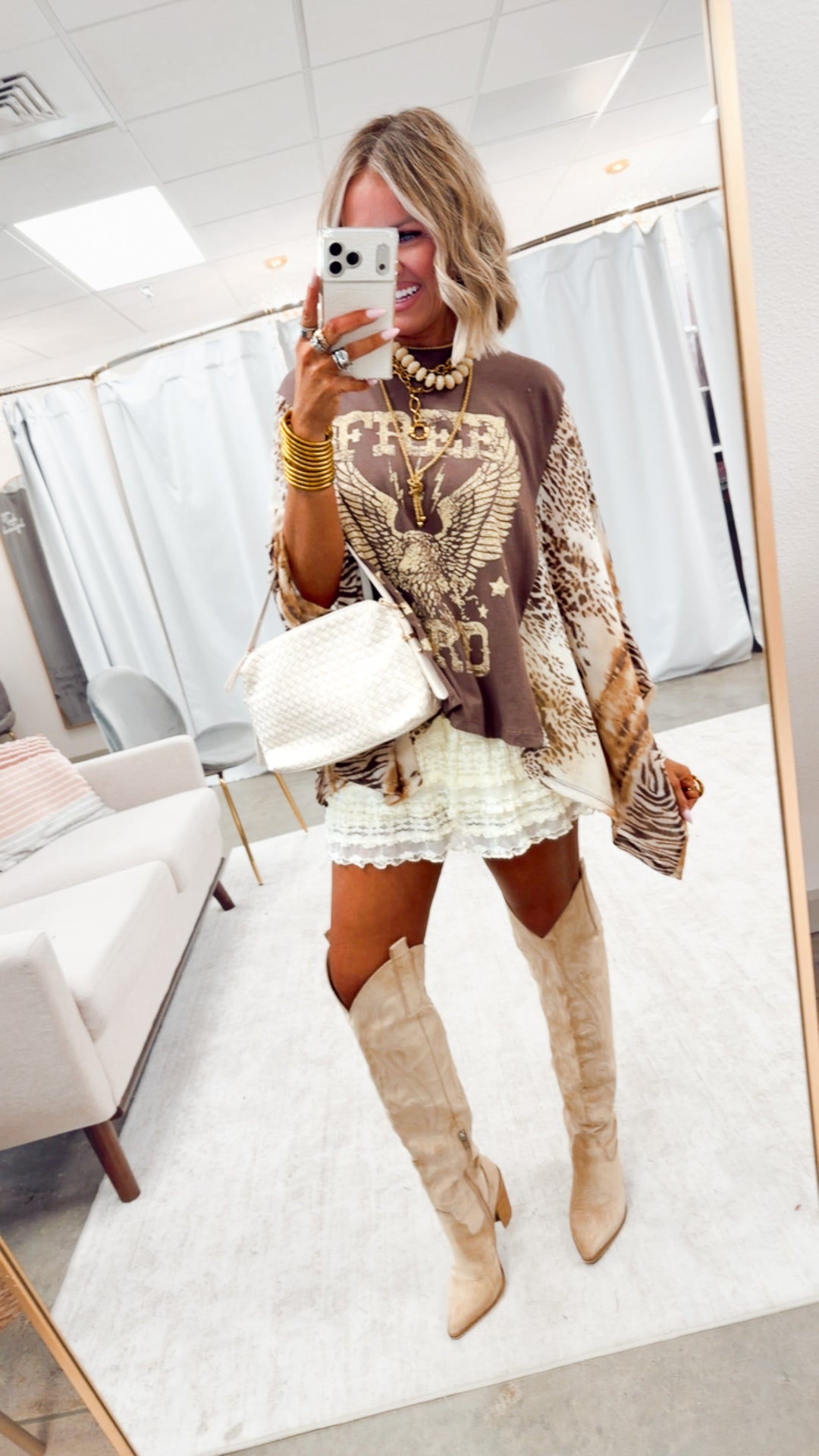 The Lovestruck Lace Mini-Ivory