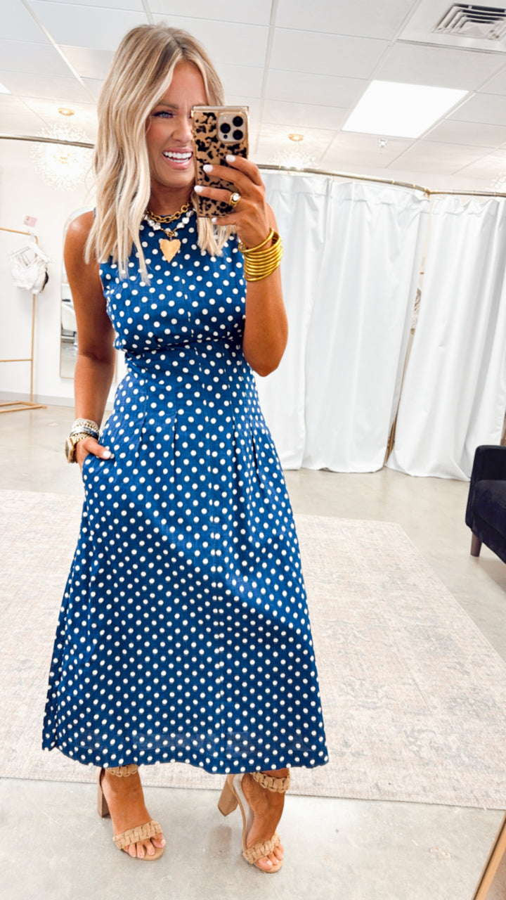 Estelle Polka Dot Dress
