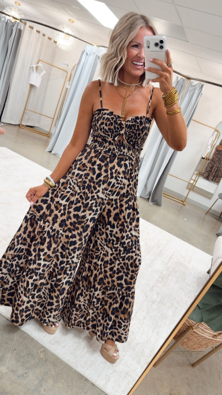 The Savannah Leopard Jumpsuit
