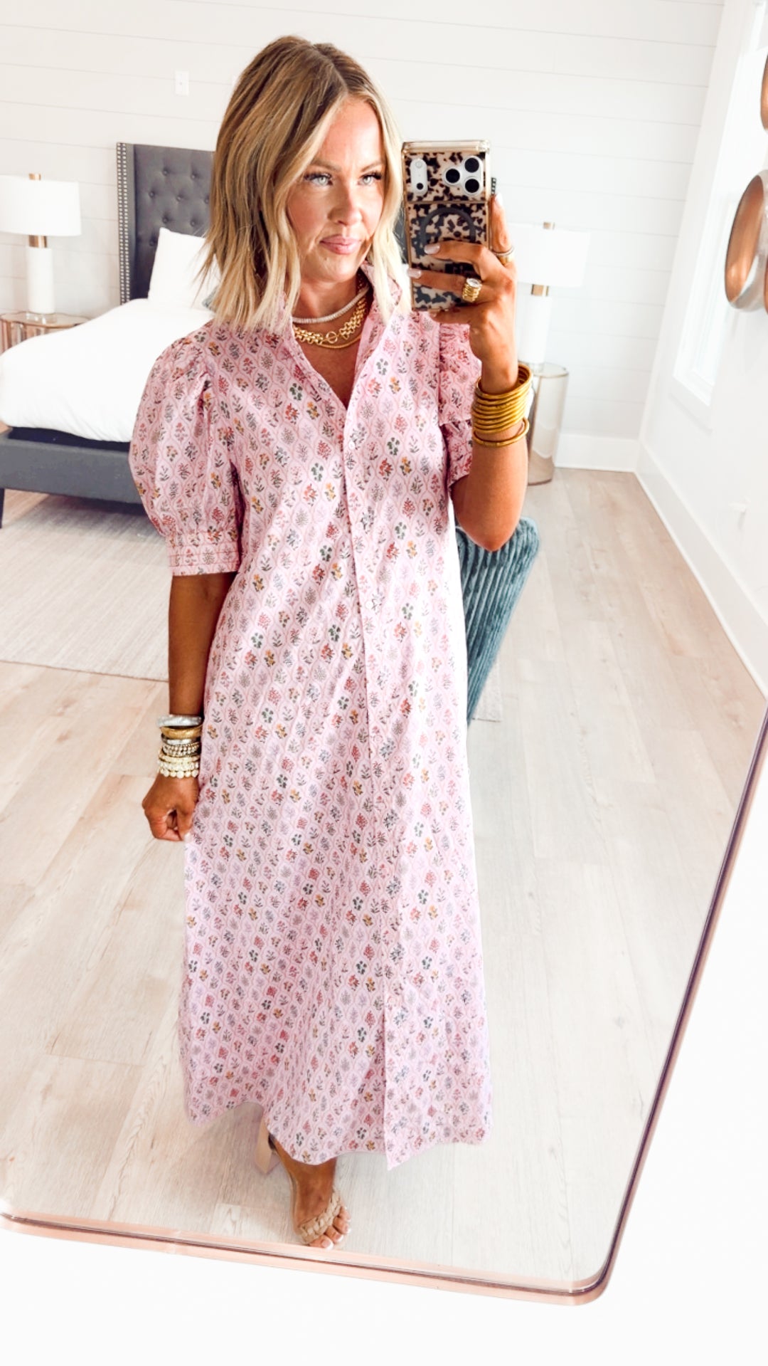 The Camellia Floral Midi Dress