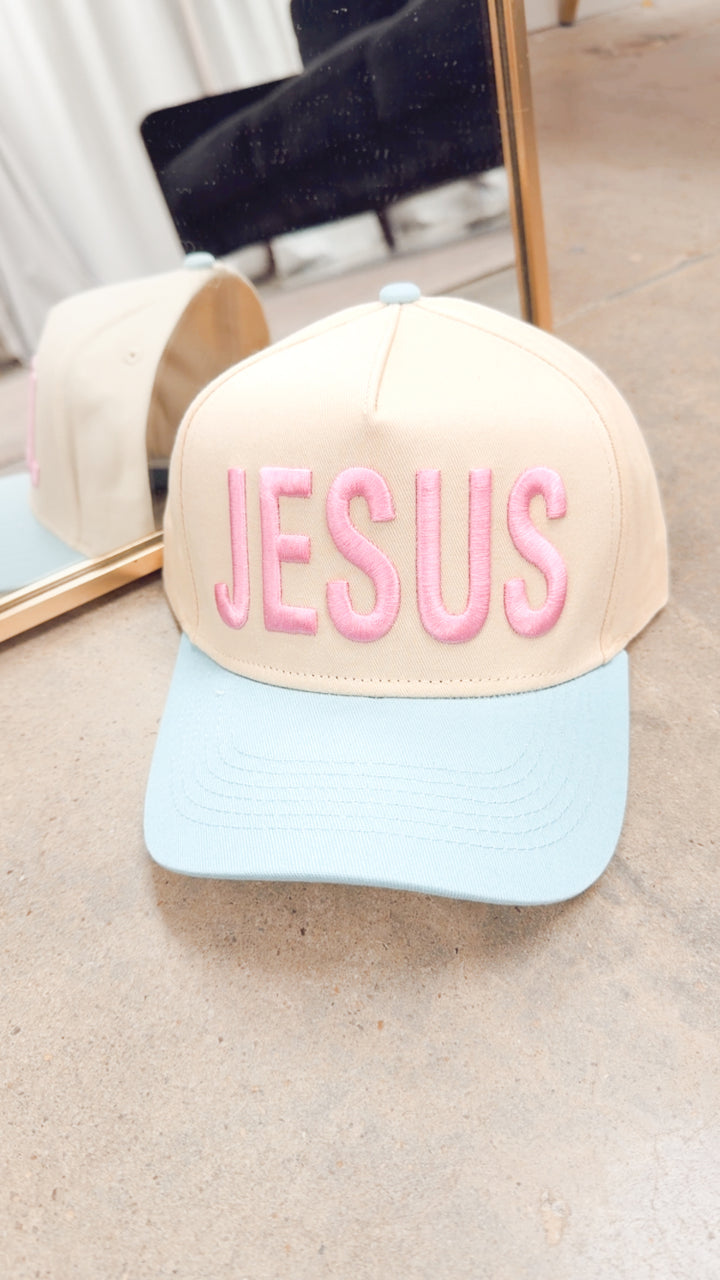 Jesus Embroidered Trucker Hat