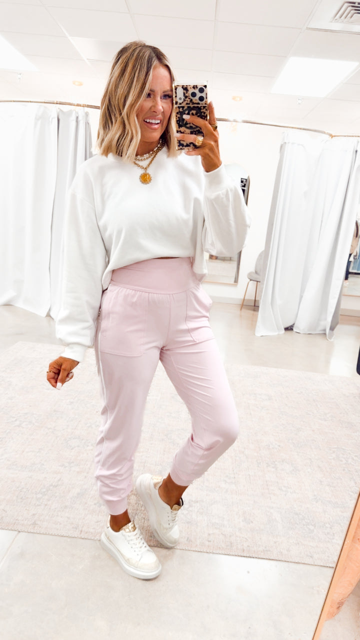 The Butter Flex Joggers-Sweet Pink