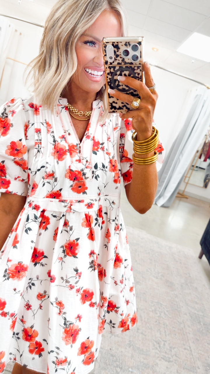 Rosalie Bloom Mini Dress