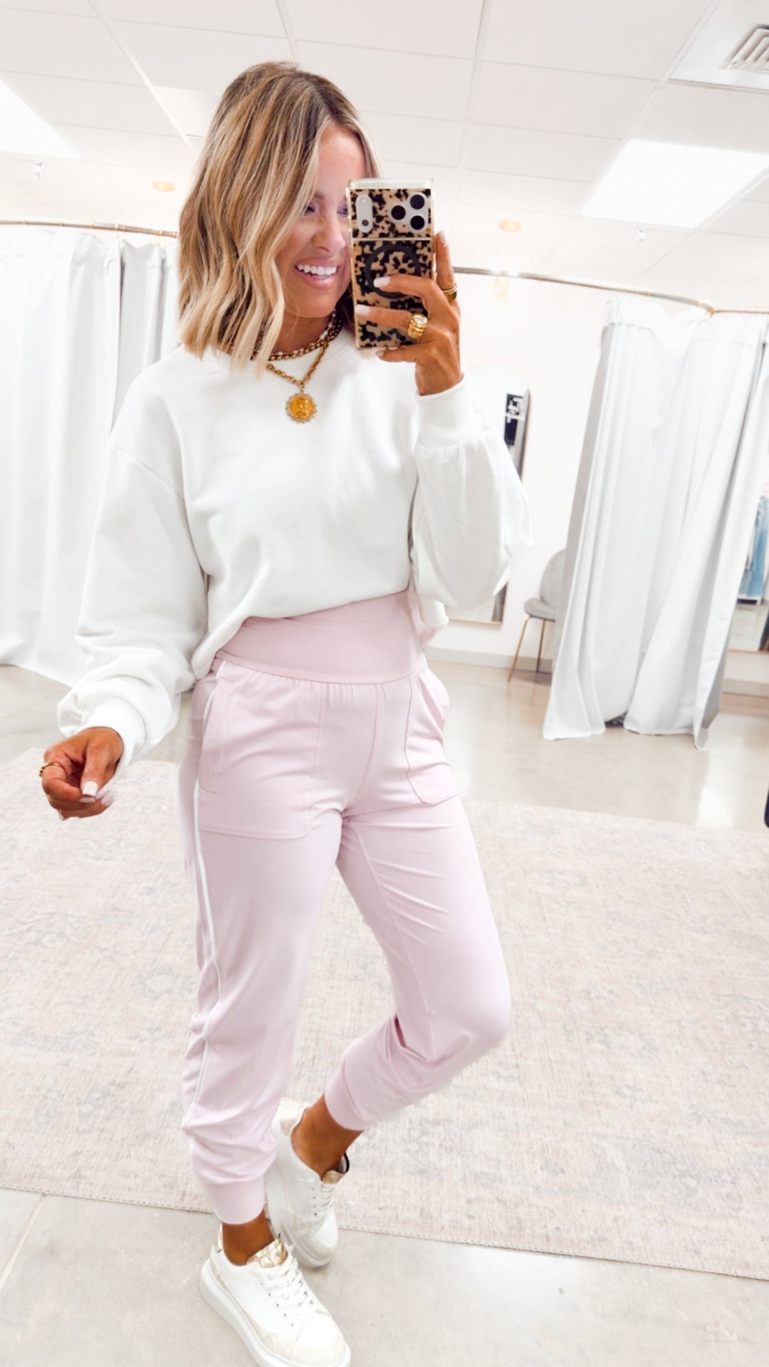 Vivienne Bow Sweater Top-Ivory