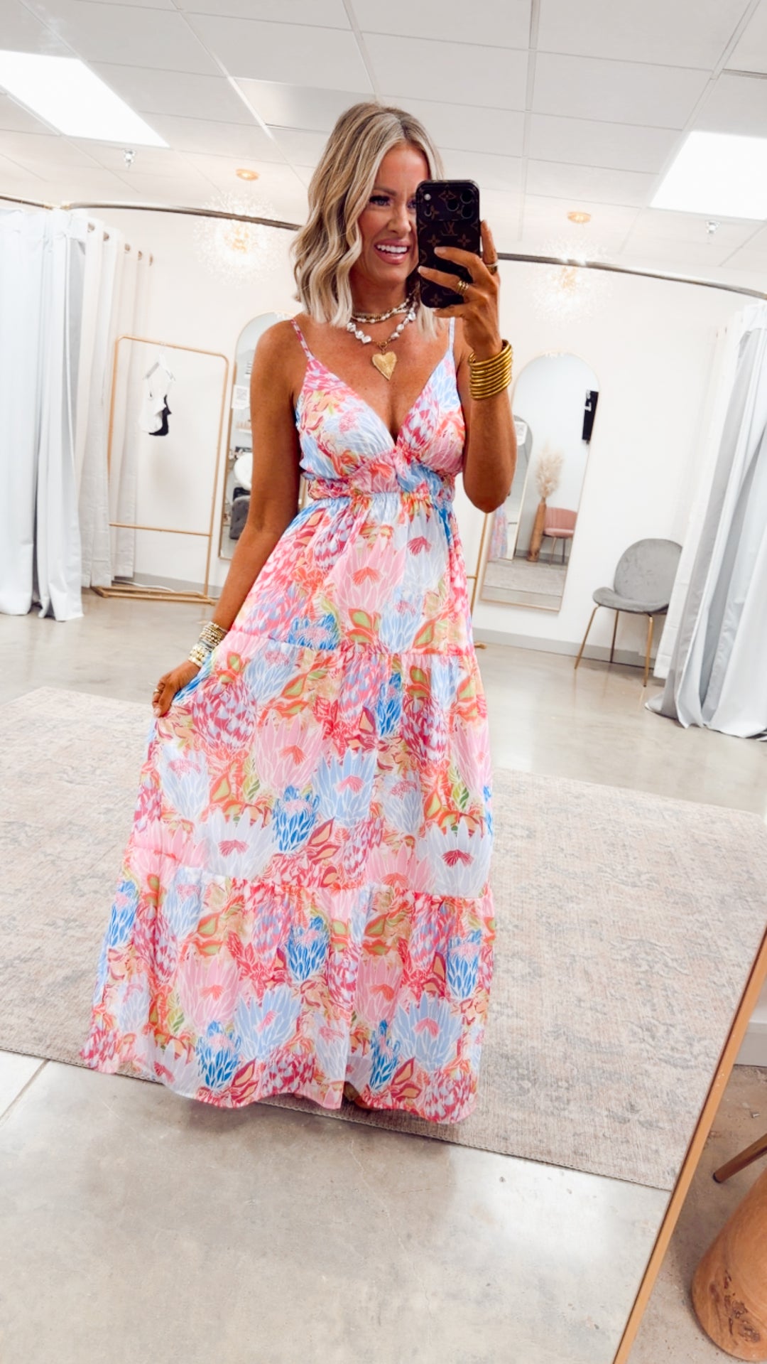 Daphne Bloom Maxi Dress