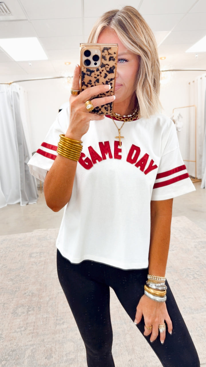 Game Day Tee-Maroon