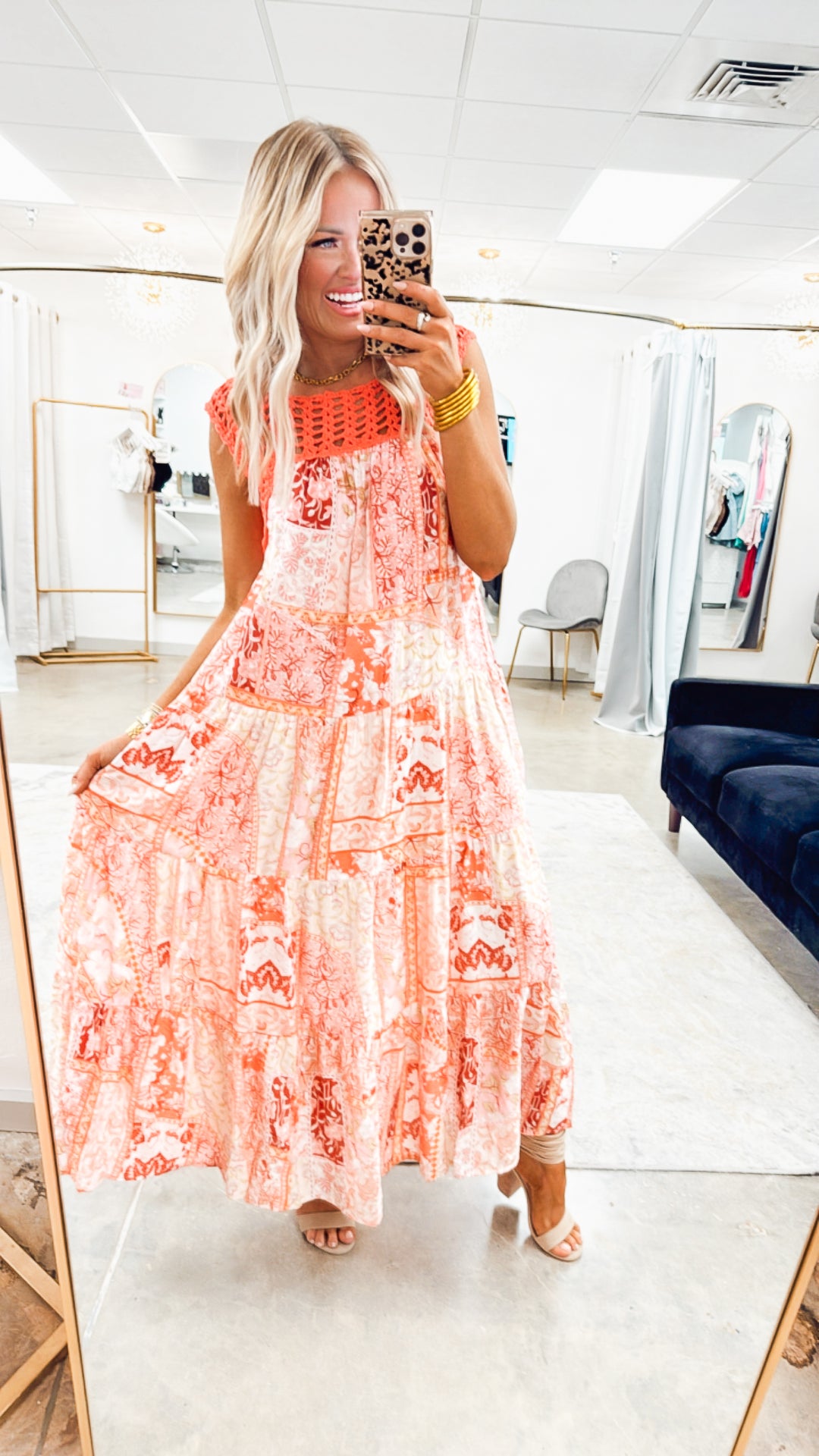Wren Boho Crochet Maxi