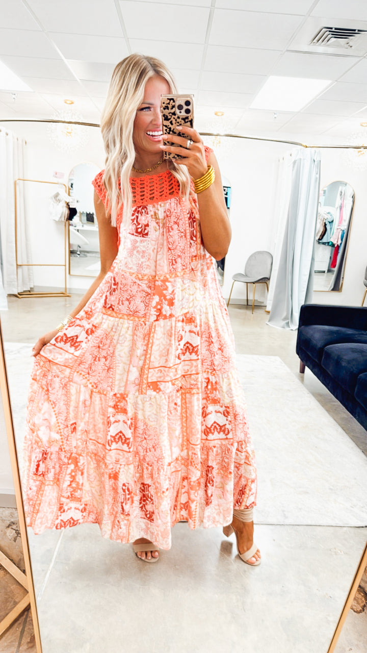 Wren Boho Crochet Maxi