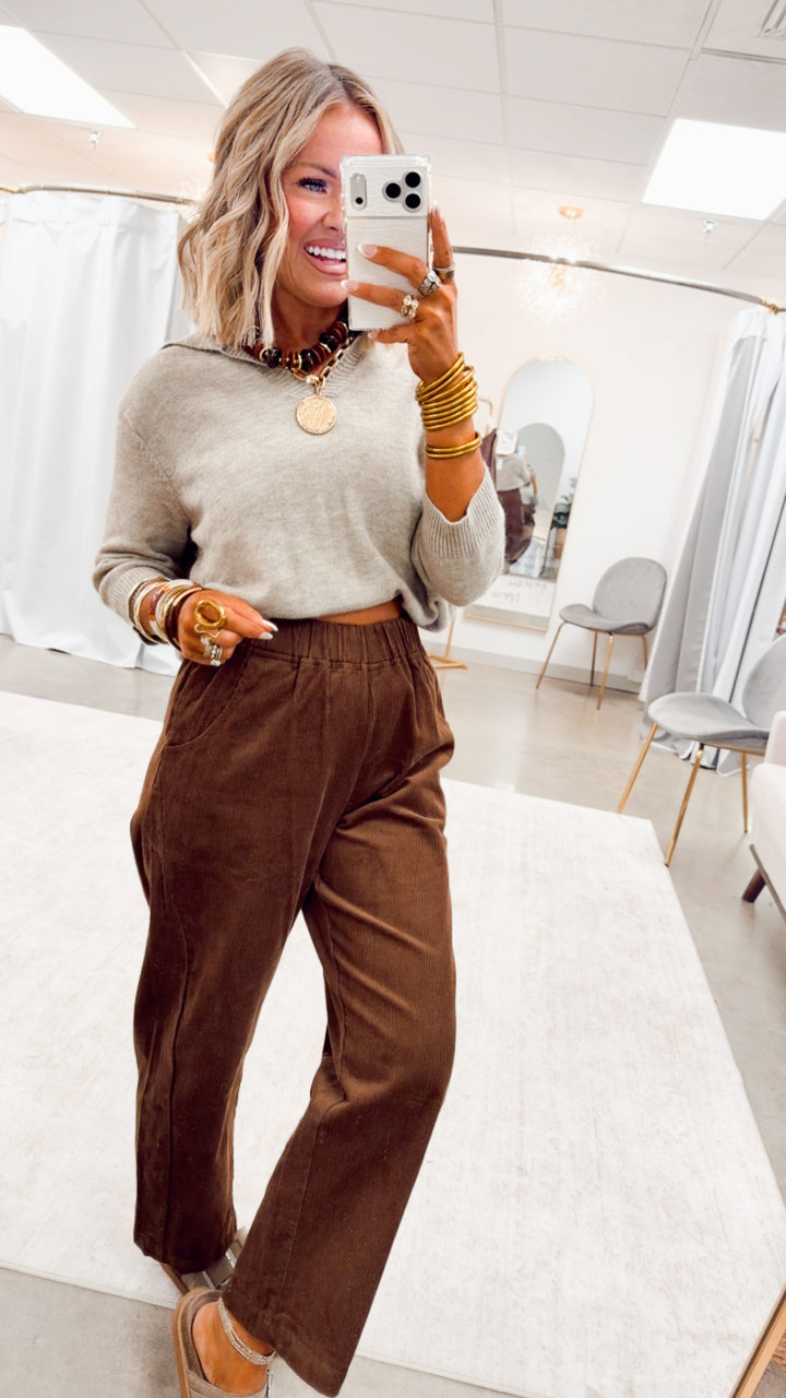 The Hampton House Sweater-Heather Grey