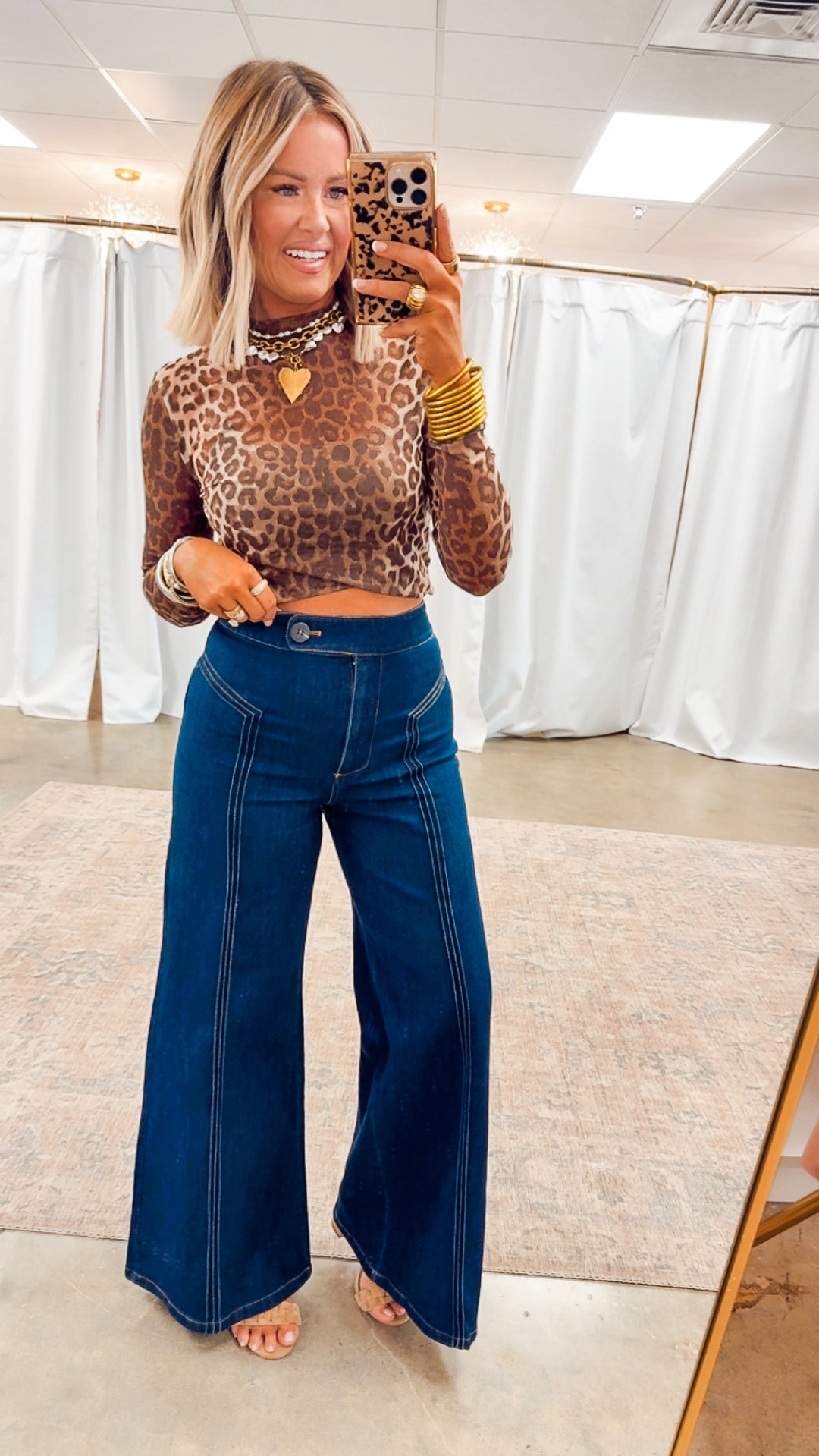 Katherine High Waisted Wide Leg Jean