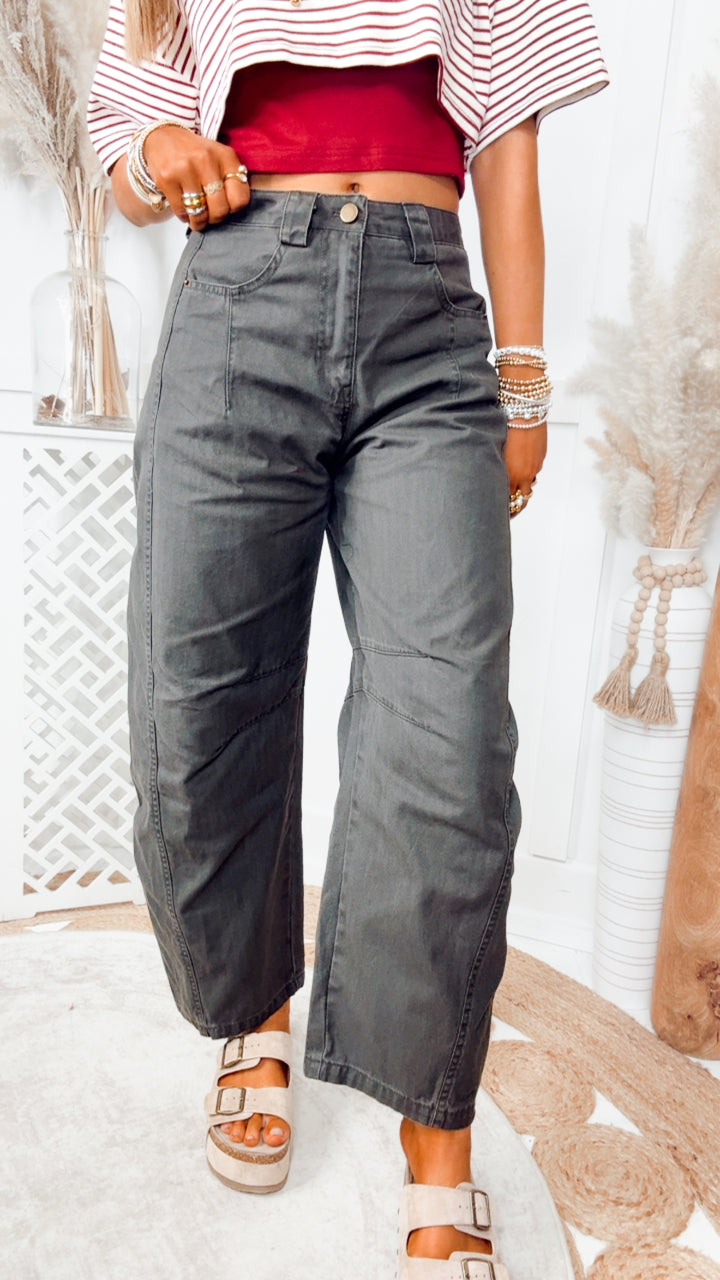 Jade Wide Leg Pintuck Pants
