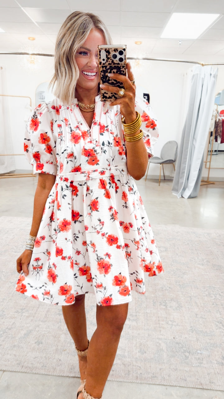 Rosalie Bloom Mini Dress