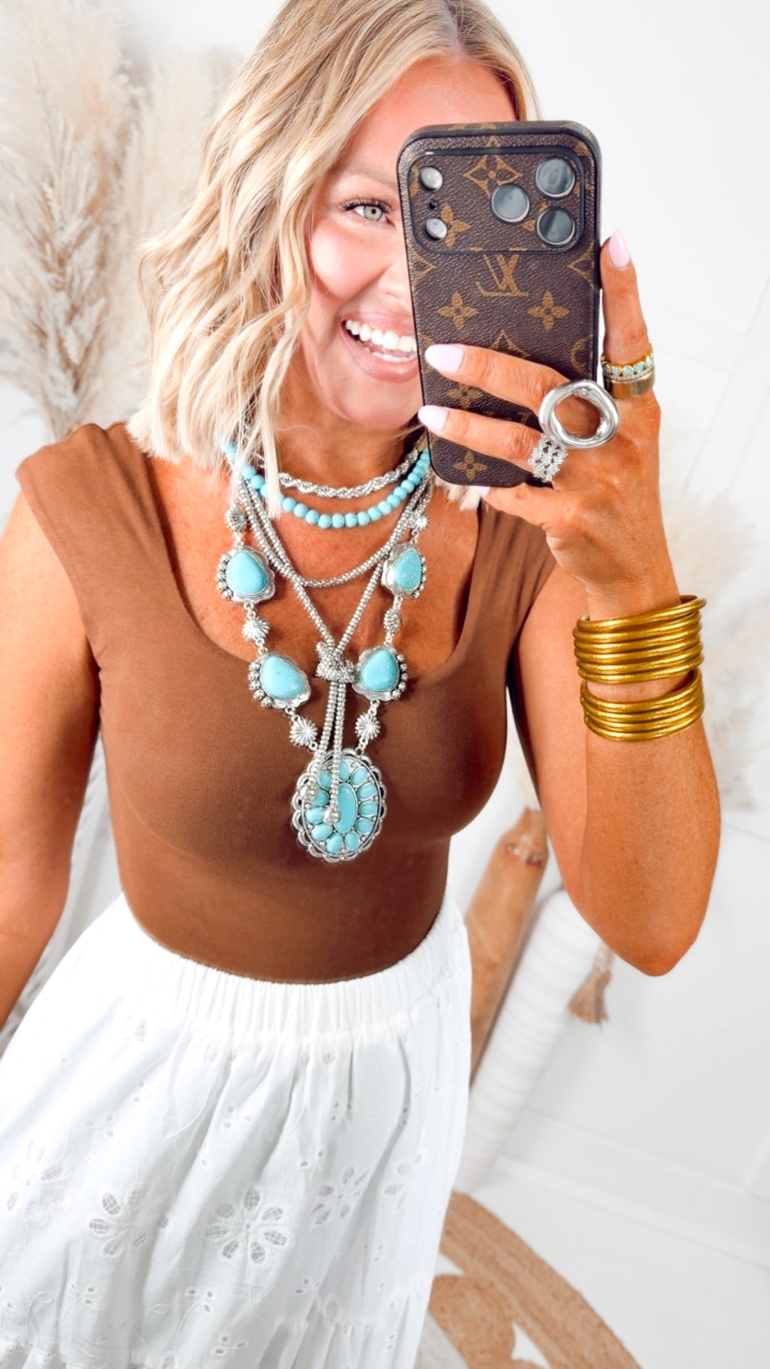 The Camilla Cloud Bodysuit-Brown
