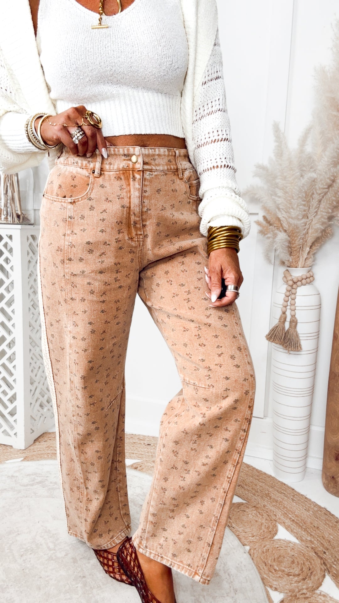 The Lovelace Jeans-Camel