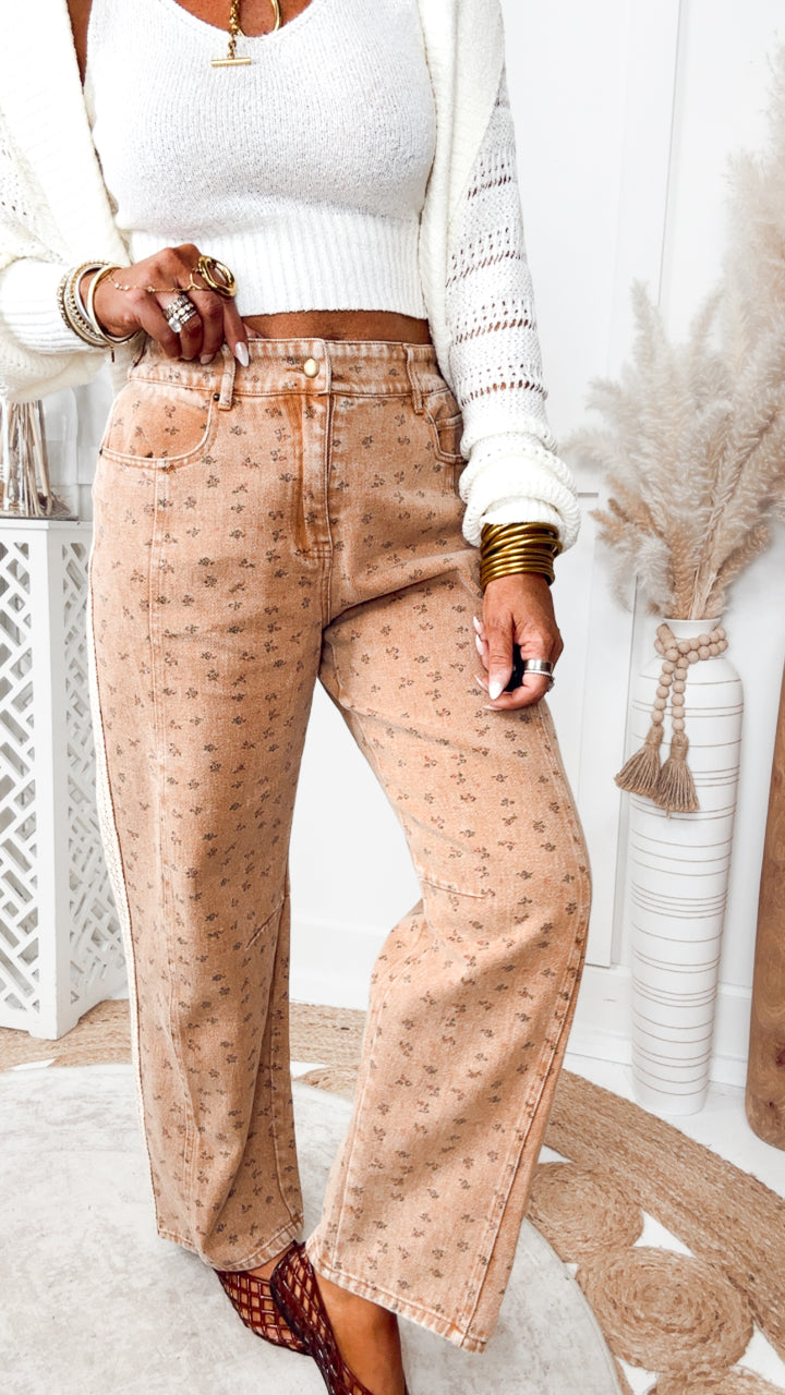 The Lovelace Jeans-Camel