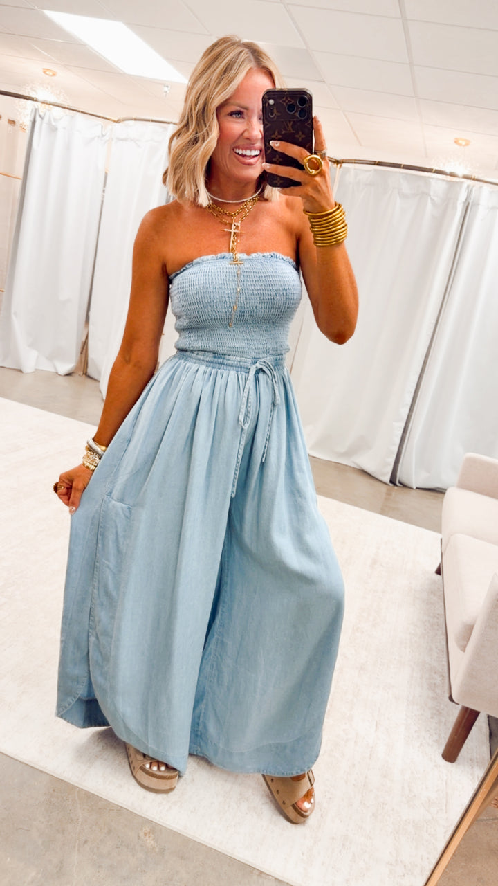 The Remi Tube Top Jumpsuit
