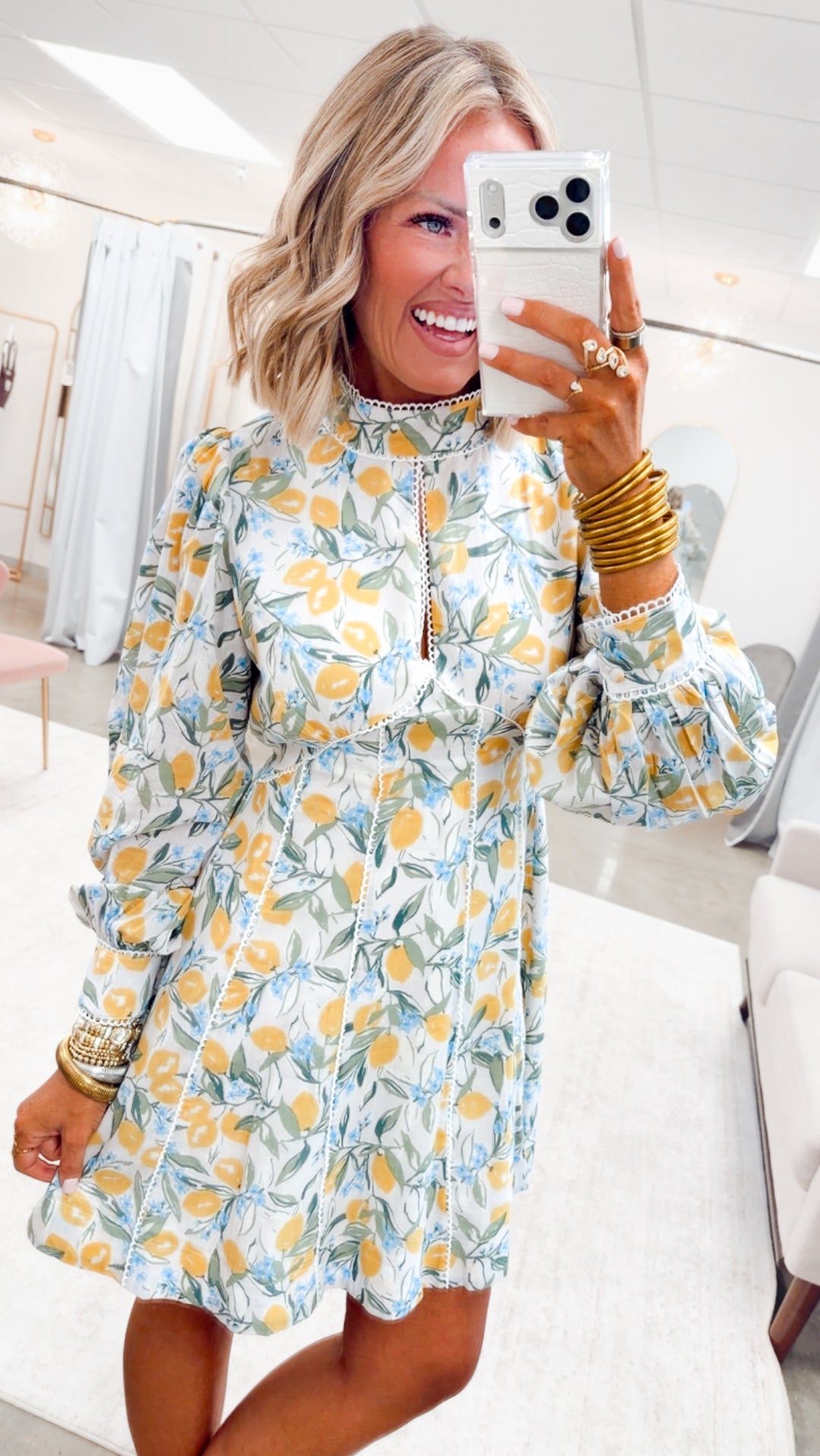 The Lemon Blossom Belle Dress