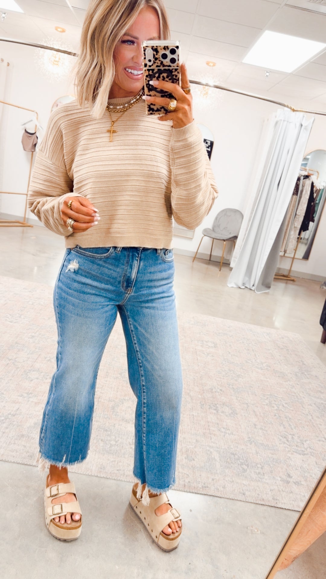 The Rowan Raw Hem Straight Jean