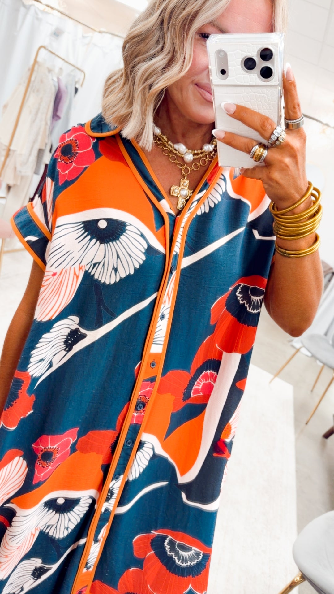 The Monaco Palm Dress