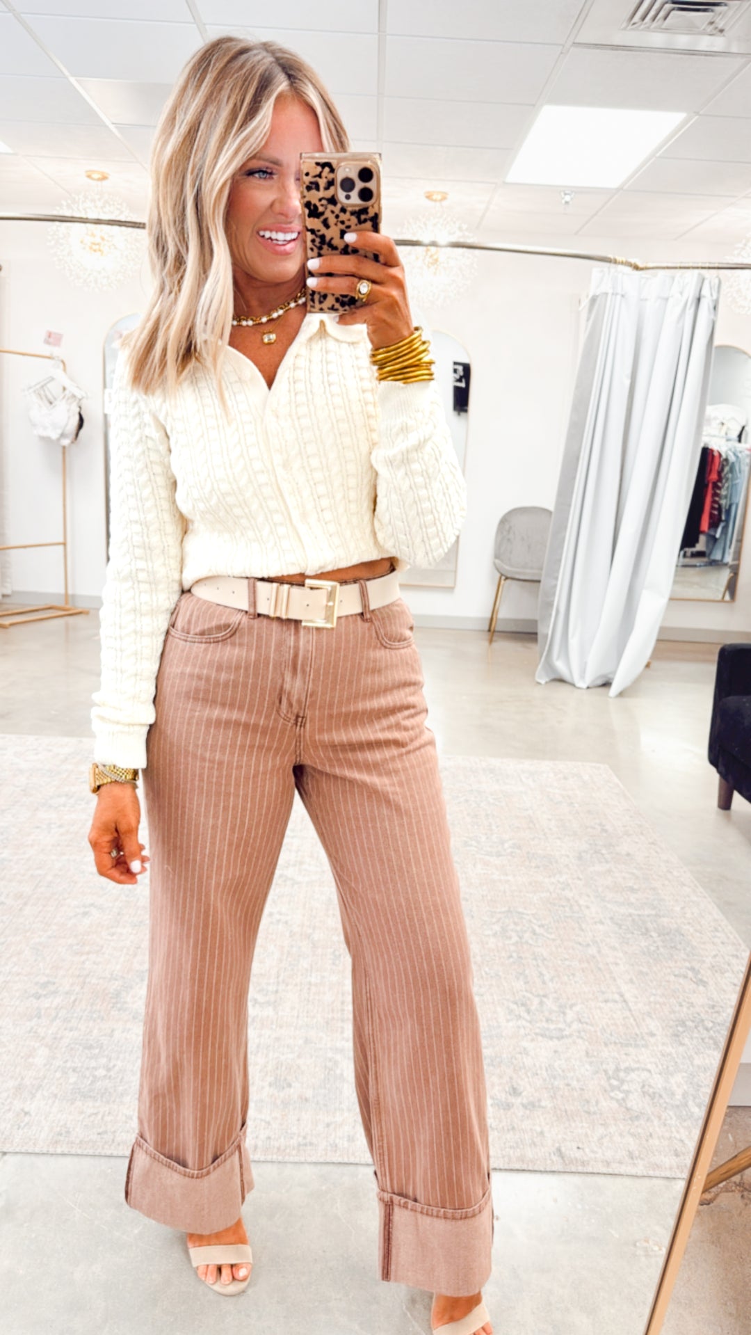 Axis Stripe Jeans