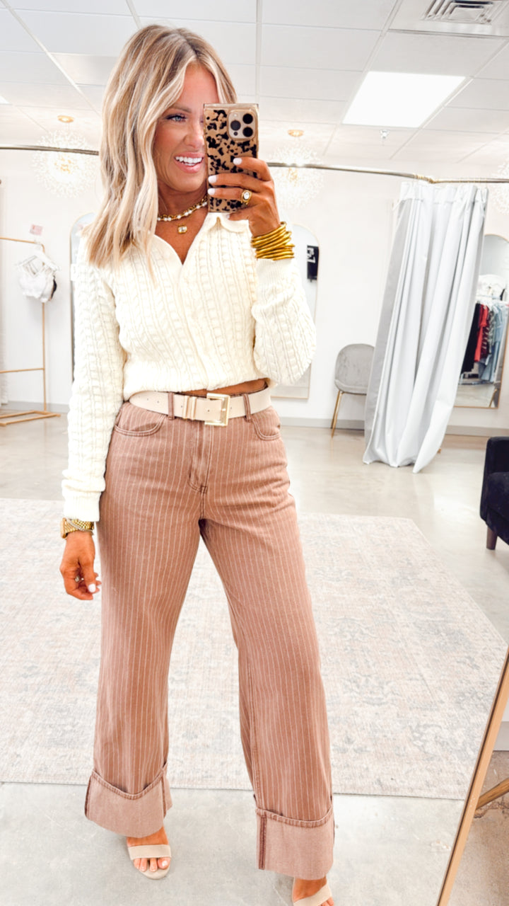 Axis Stripe Jeans