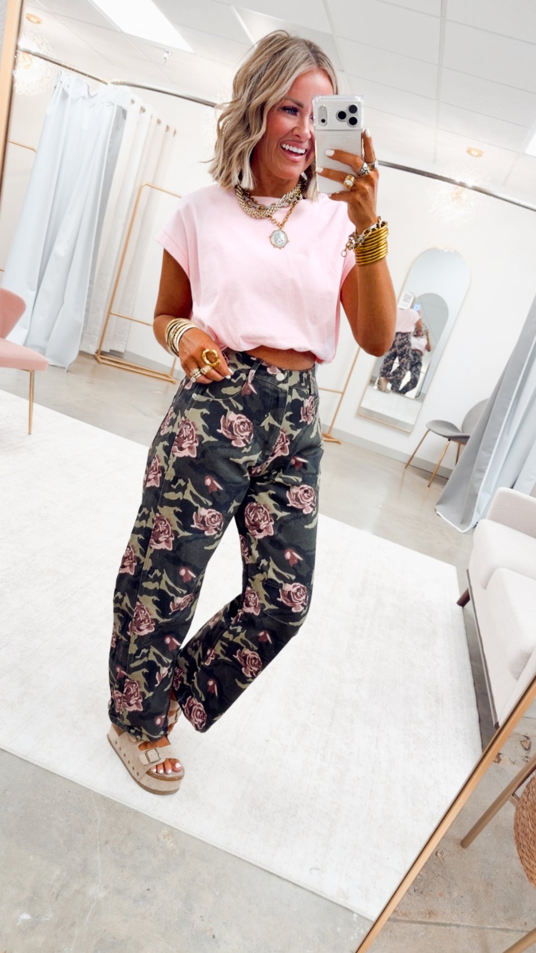The Rose Command Barrel Jean