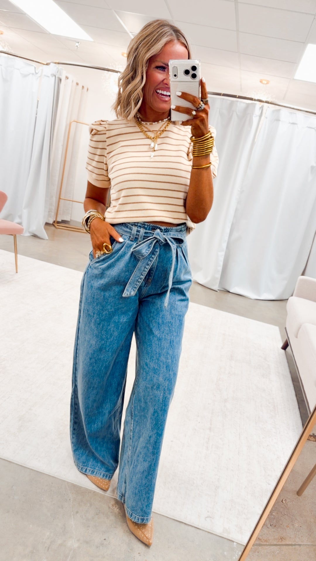 The Stripe Haven Top