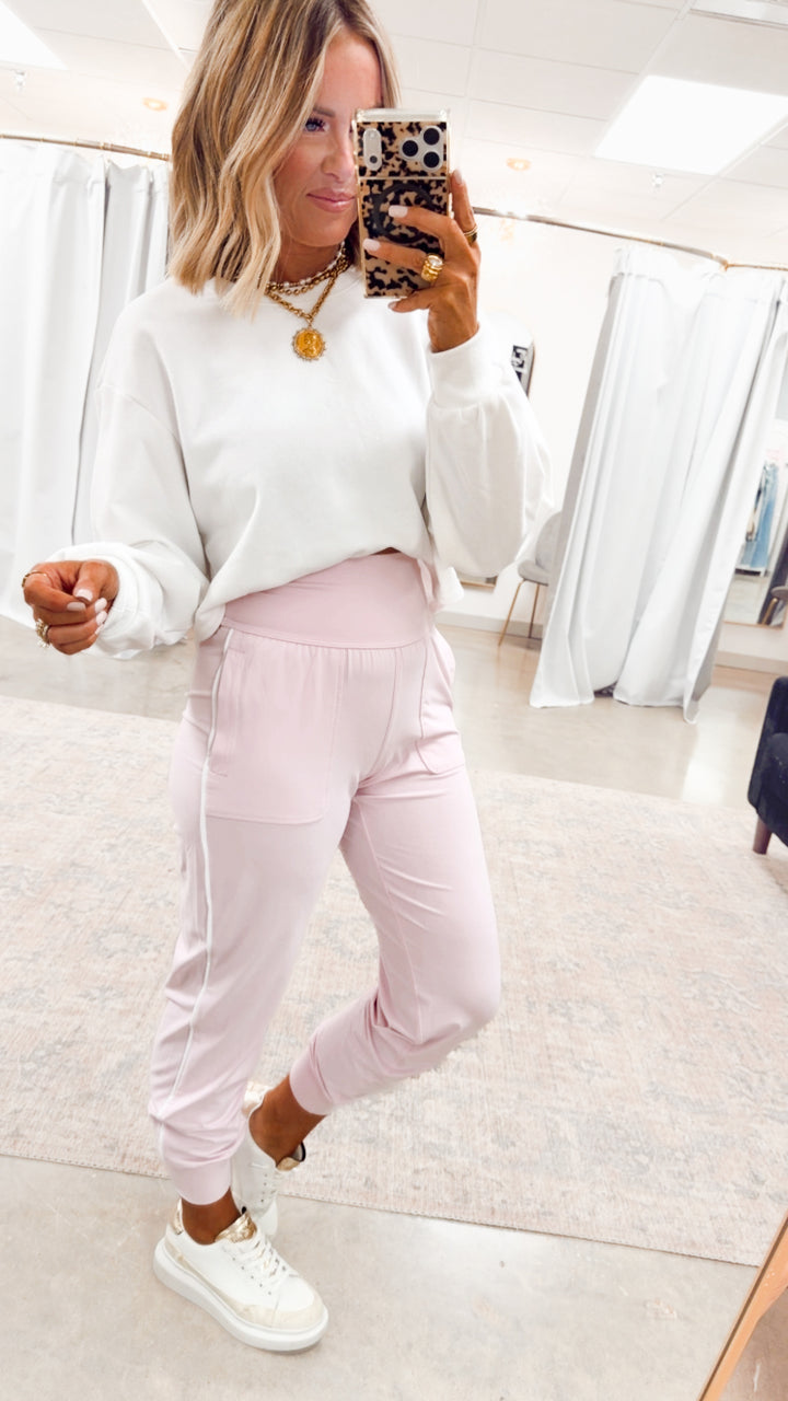 The Butter Flex Joggers-Sweet Pink