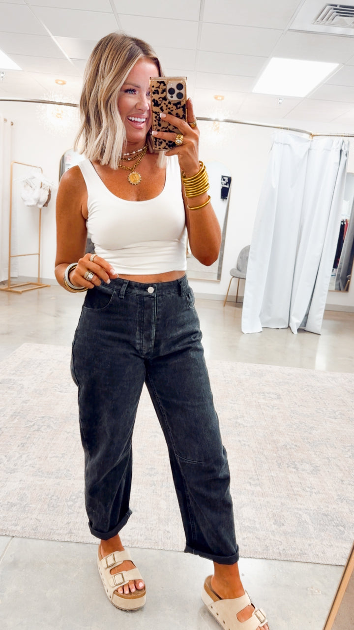 Butter Basic Tank-Beige