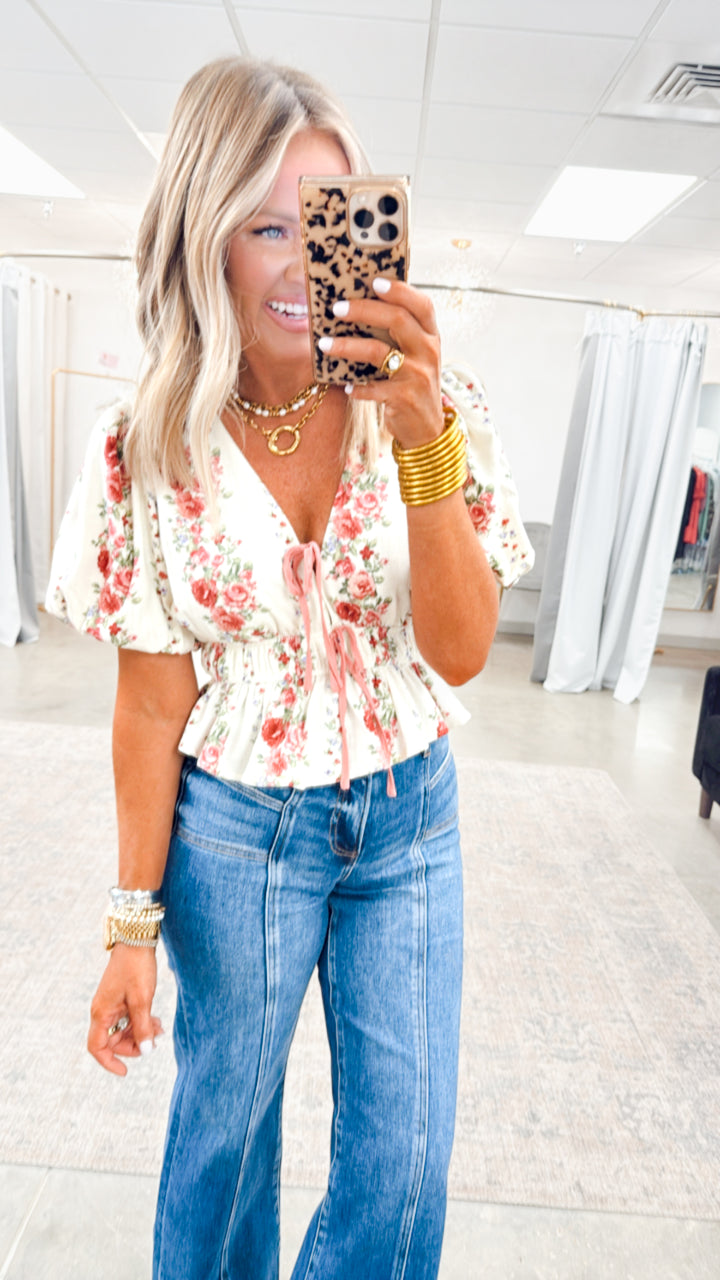 Evie Floral Top