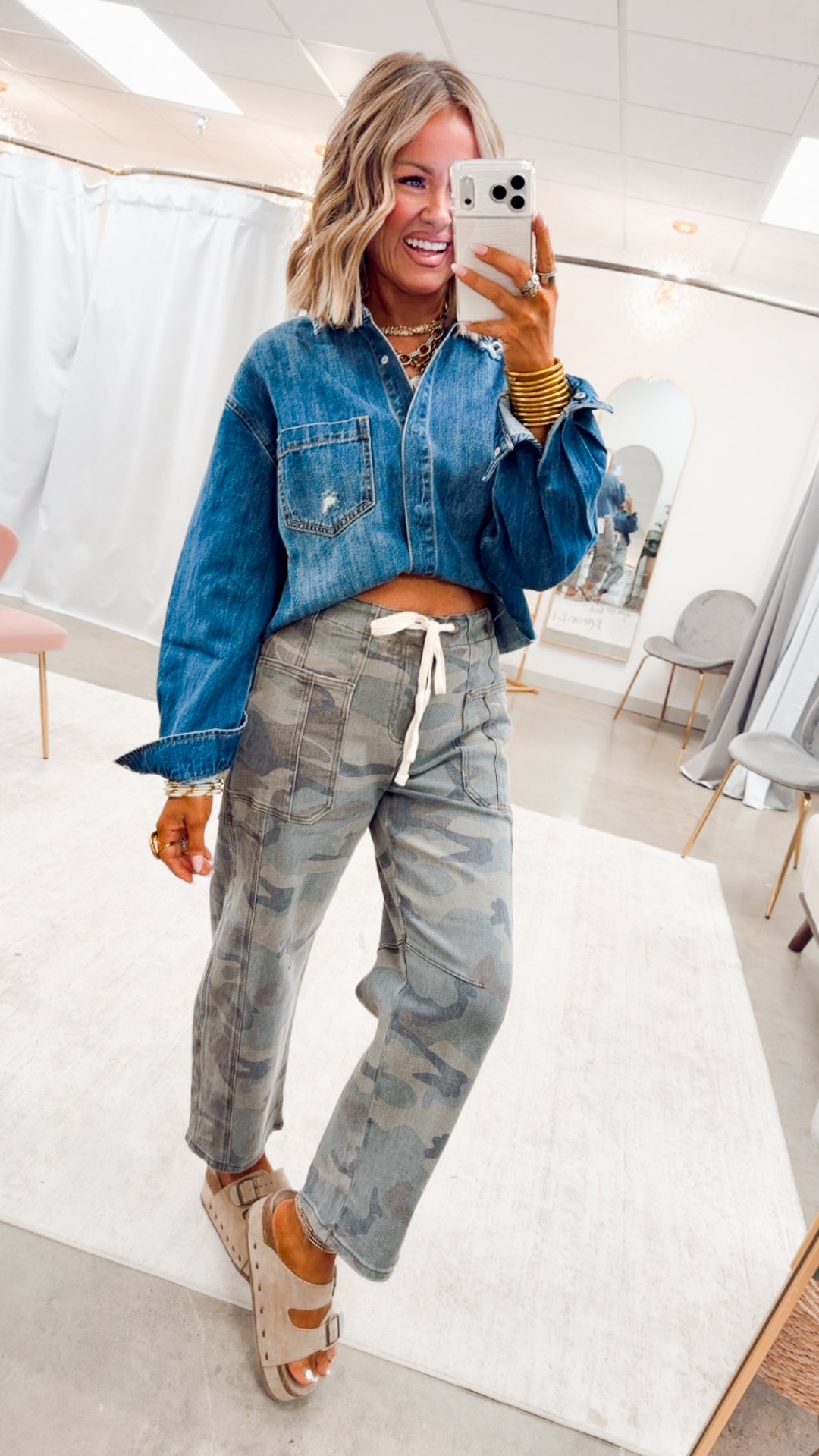 The Rogue Camo Barrel Jean