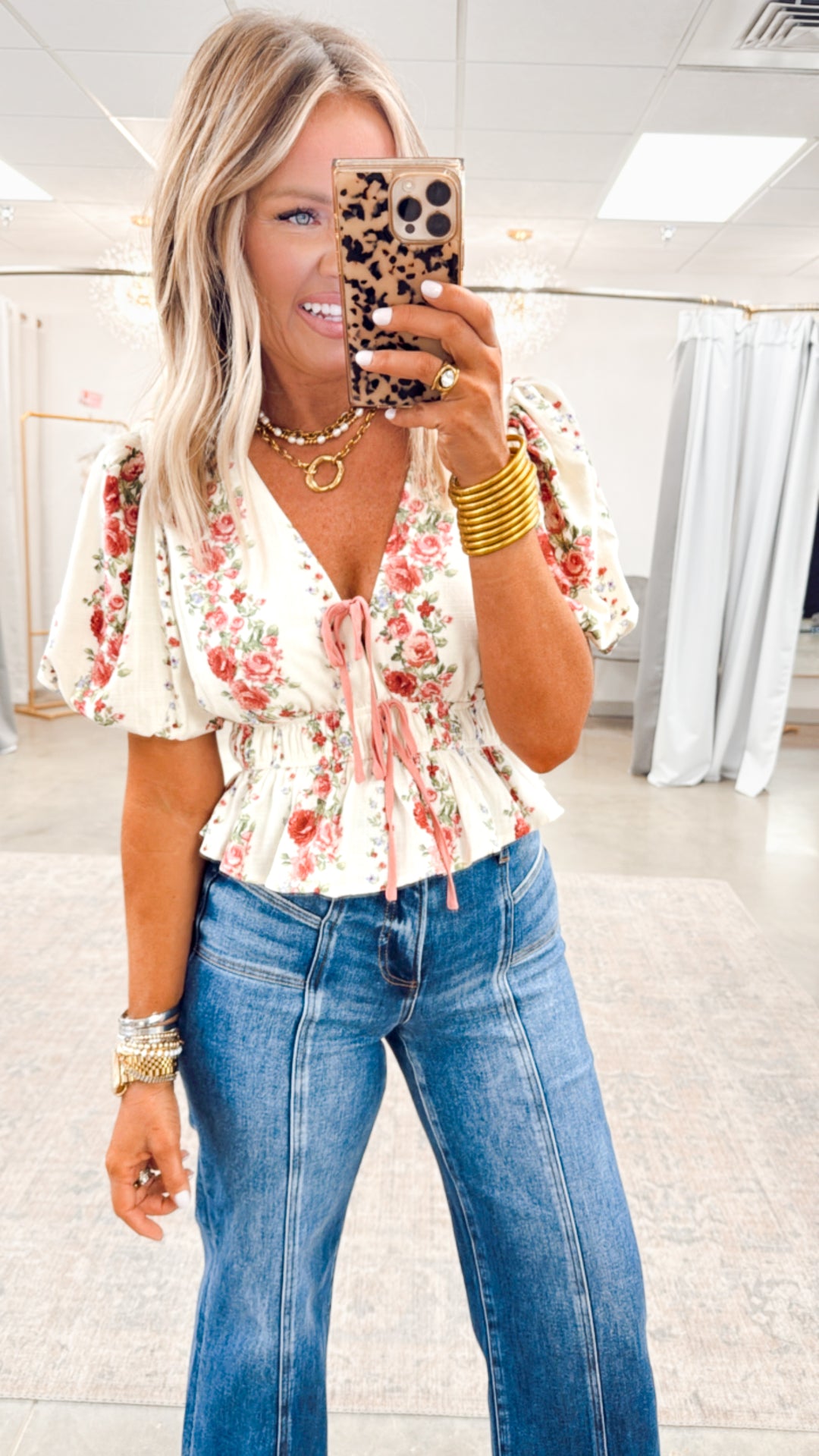 Evie Floral Top