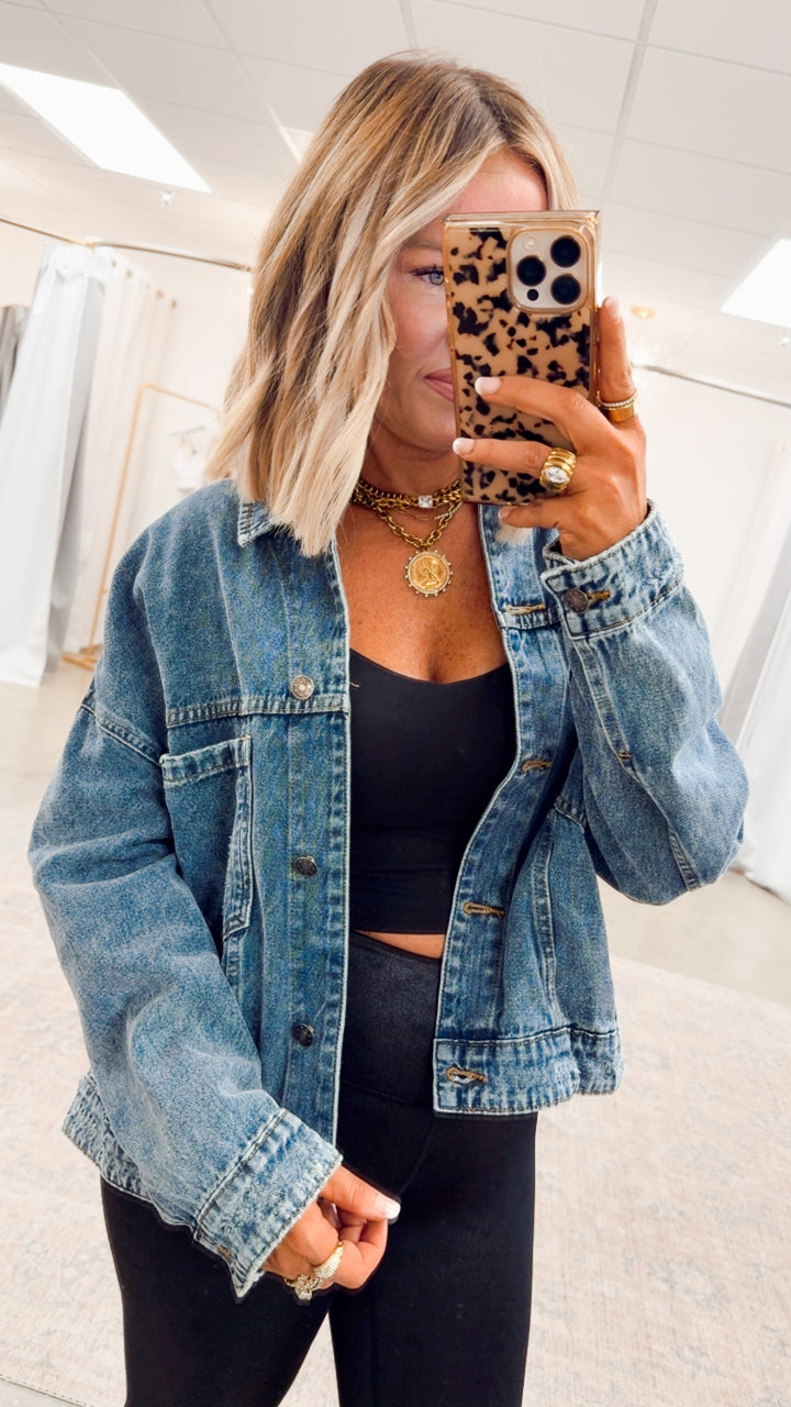 Oak Ridge Denim Jacket-Washed Denim