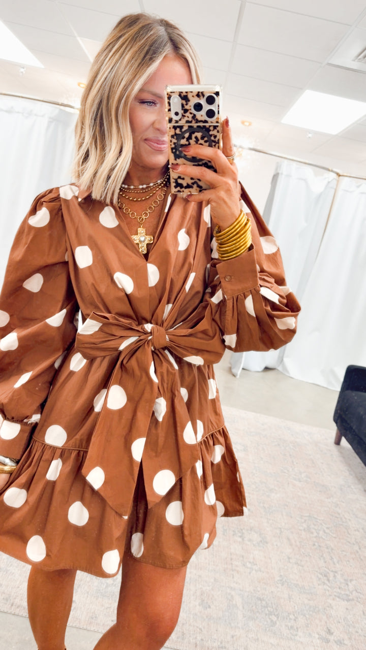 The Daisy Dot Mini Dress