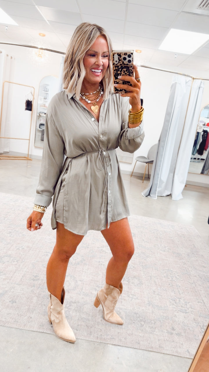 Soleil Darling Romper-Olive