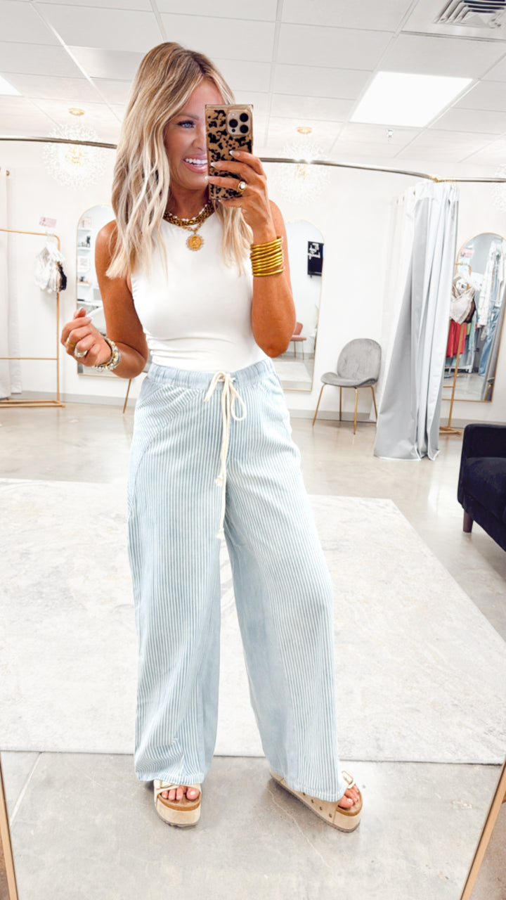 Mariner Stripe Pants