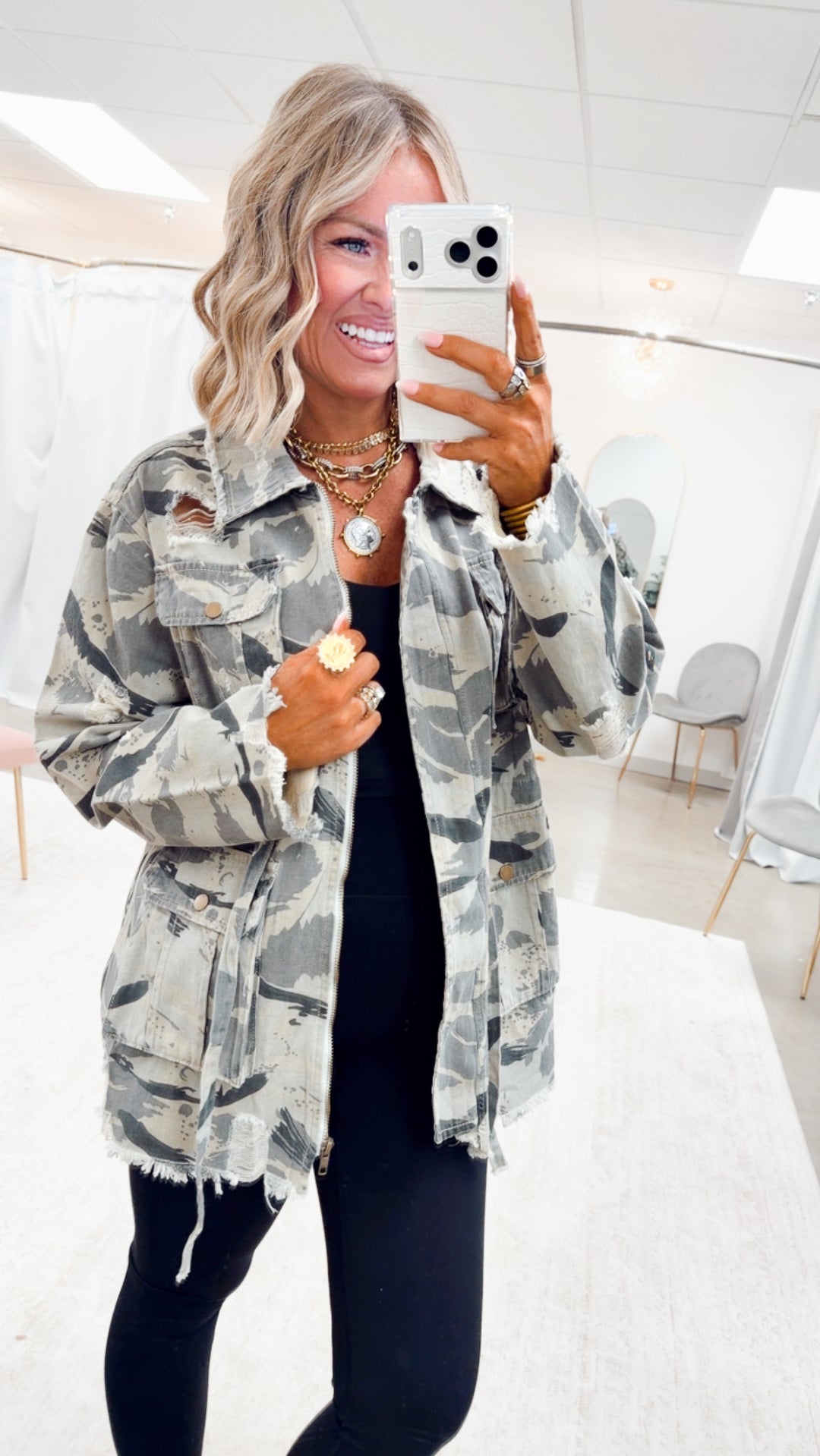The Sweet Camo Twill Jacket
