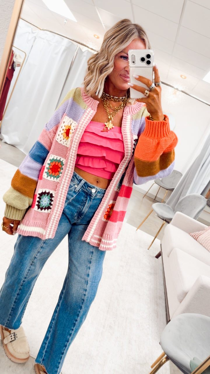 The Stitched in Color Cardigan