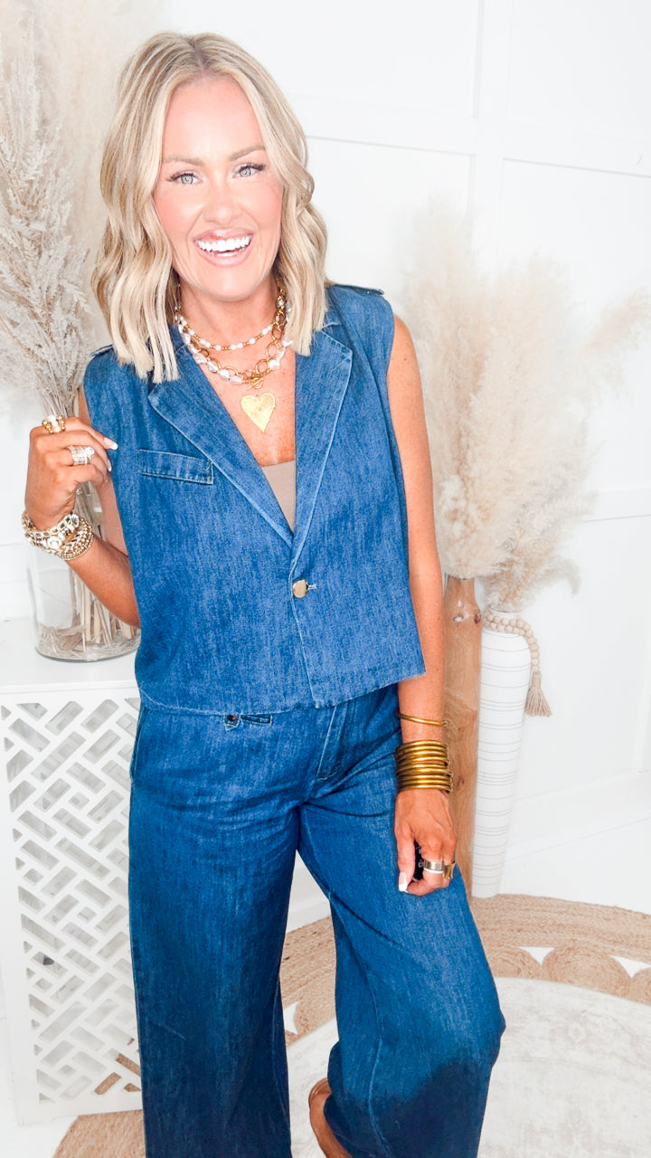 The Denim Lane Set