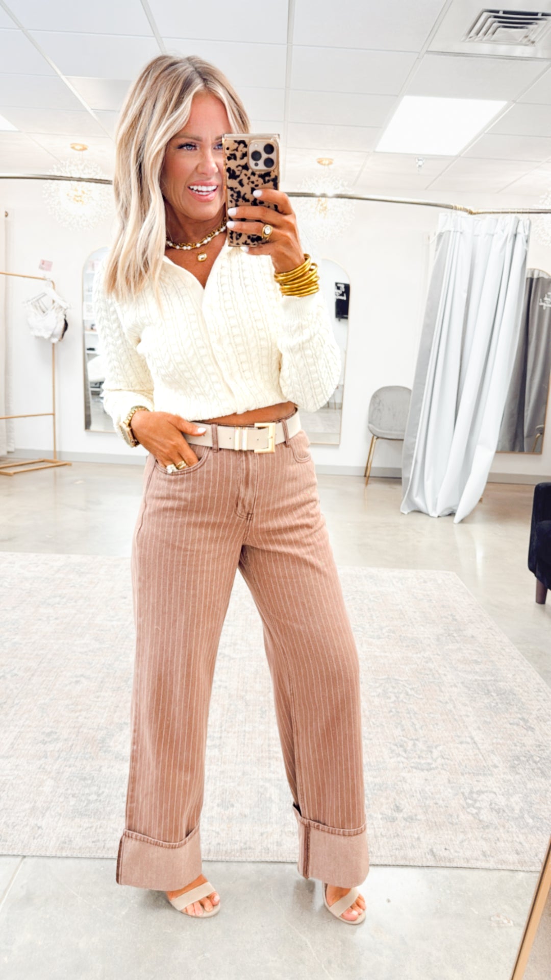 Axis Stripe Jeans