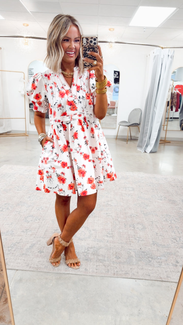 Rosalie Bloom Mini Dress
