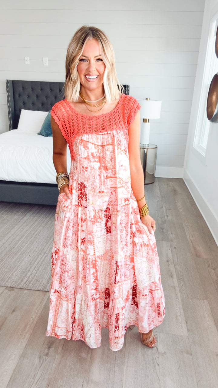 Wren Boho Crochet Maxi
