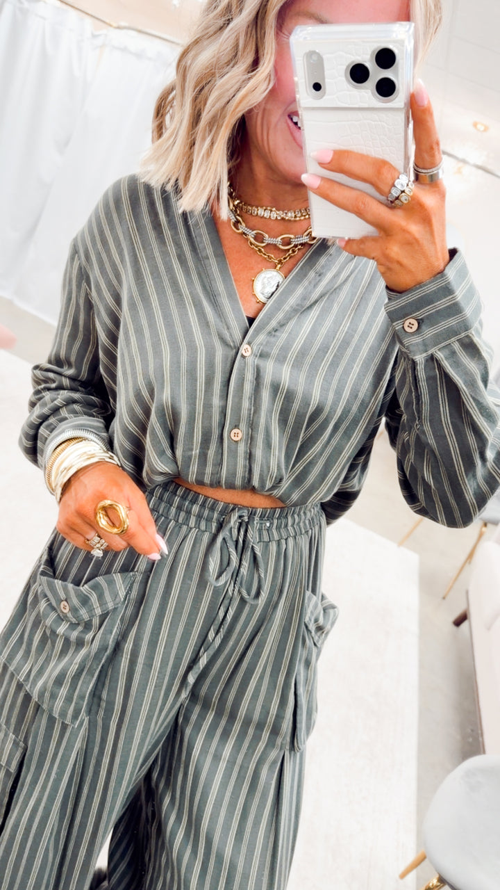 The Verity Cargo Pants Set