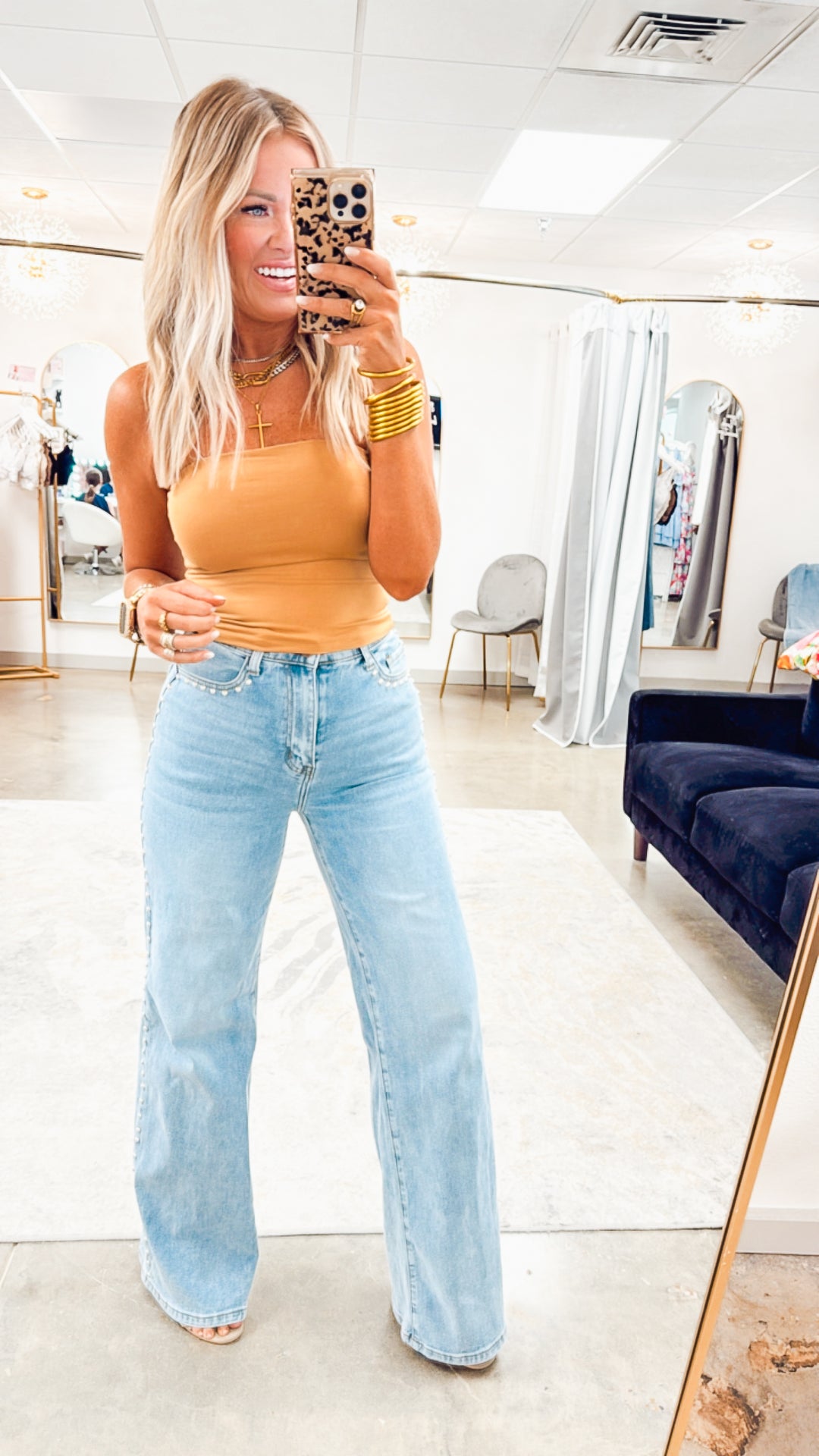 Basic Bandeau Top- Golden Rod